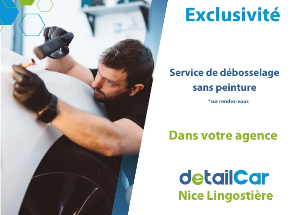  Exclusivité chez DetailCar Nice Lingostière : Débosselage sans peinture, La solution rapide et efficace !