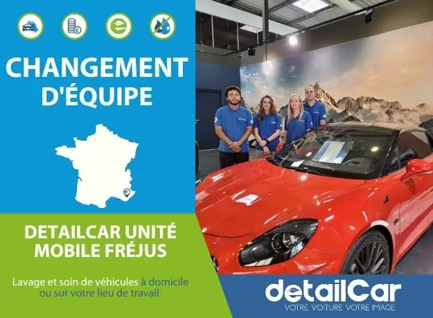 DetailCar Fréjus Unité Mobile / Lavage et soin de véhicules sans eau à domicile sur Fréjus et sa région