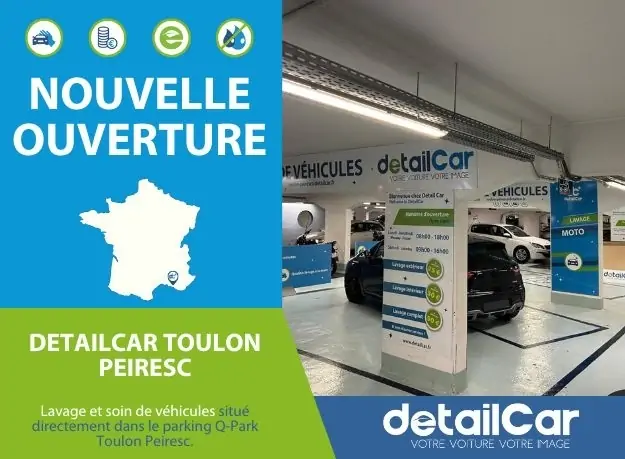 DetailCar Toulon Peiresc / Lavage et soin de véhicules sans eau Toulon Peiresc Marché